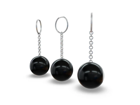 8 Ball Keychain 3D Model