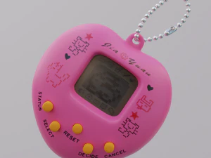 Tamagotchi Rosa Handspielzeug 3D Modell