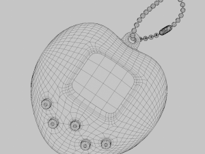 Tamagochi Pink Handheld Toy 3D Модель