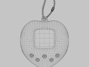 Tamagochi Pink Handheld Toy 3D Модель