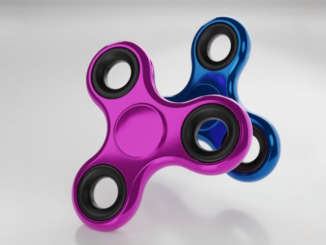 3D Printed Fidget Roller Stress Toy single and Dual Color Options