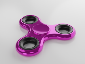 Animation fidget spinner Modèle 3D