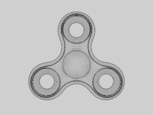 Animation fidget spinner Modèle 3D