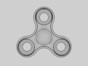 Animation fidget spinner 3D Model