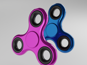 Animation fidget spinner Modèle 3D