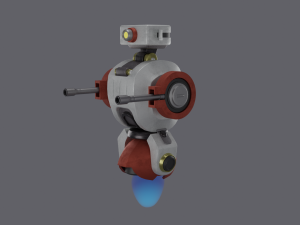 Overwatch bot robot 3D Модель
