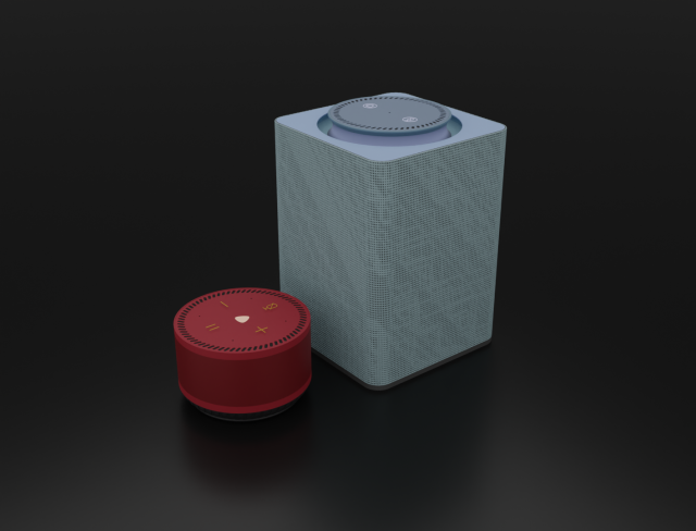Loudspeakers Alice voice assistant 3D Модель .c4d .max .obj .3ds .fbx .stl .blend 