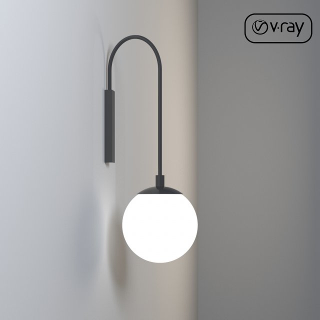 Lamp 1 3D Model .c4d .max .obj .3ds .fbx .stl .blend 