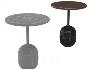 Bottini Marble Coffee Table 3D Model