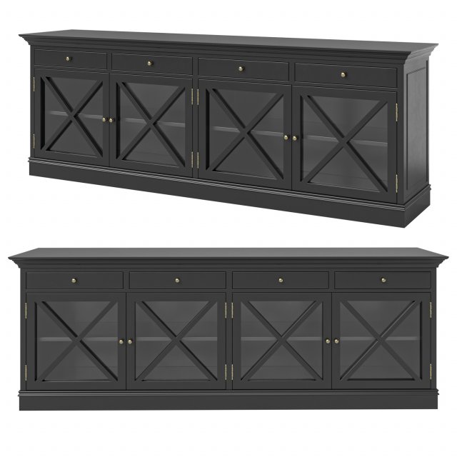 Lombardo Konsol 3D Модель .c4d .max .obj .3ds .fbx .stl .blend 