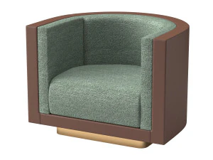 パルジファルアームチェア 3Dモデル