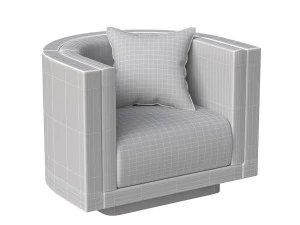 Parsifal armchair 3D Model