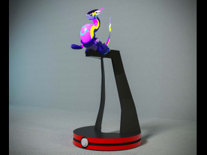 Headphone stand Pokemon violet MIRAIDON 3D 打印模型