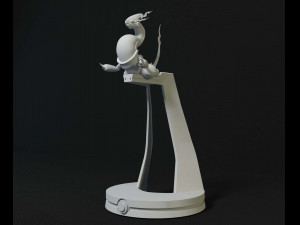 Headphone stand Pokemon violet MIRAIDON 3D 打印模型