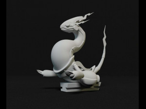 Headphone stand Pokemon violet MIRAIDON 3D 打印模型