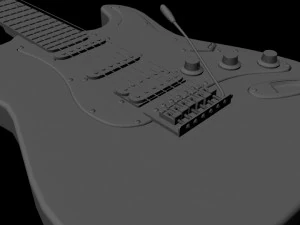 Chitarra Modello 3D