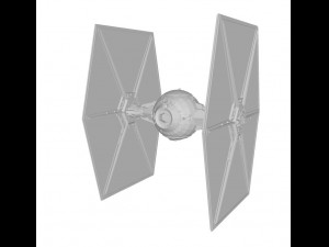 Star Wars Tie Fighter High Quality 3D Model