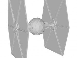 Star Wars Tie Fighter High Quality 3D Model
