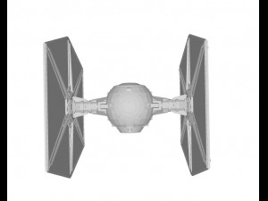 Star Wars Tie Fighter High Quality 3D Model