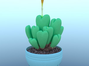 Conophytum succulent 3D Модель