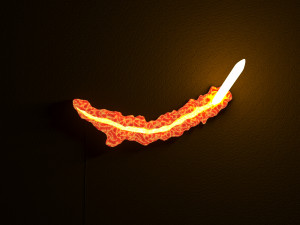 The lightsaber in the wall LED-lamp 3D मॉडल