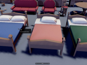Horror modular House - Asset Low-poly Modèle 3D