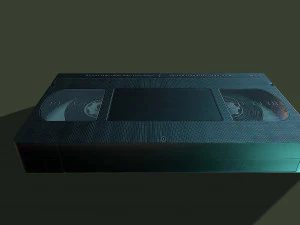 3D VHS - HighPoly and LowPoly version 3D Model