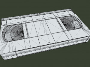 3D VHS - HighPoly and LowPoly version Modelo 3D