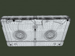 3D VHS - HighPoly and LowPoly version Modelo 3D