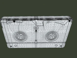 3D VHS - HighPoly and LowPoly version 3D Model