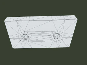 3D VHS - HighPoly and LowPoly version 3D Model