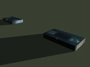 3D VHS - HighPoly and LowPoly version 3D Model