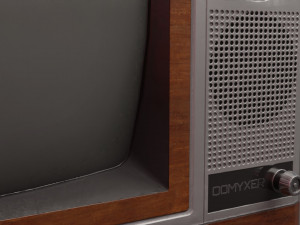 Retro TV 80S - LowPoly 3D Model