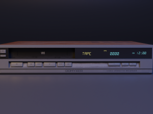 VHS Player - LowPoly 3D-Modell