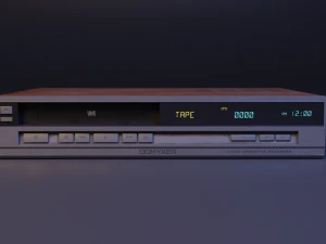 VHS Player - LowPoly 3D Model