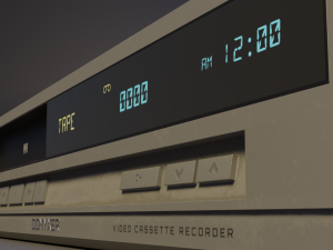 VHS Player - LowPoly 3D-Modell