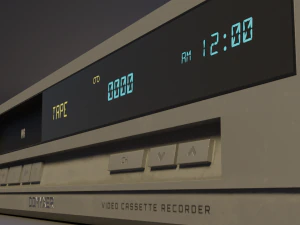 VHS Player - LowPoly 3D Model