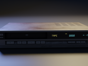 VHS Player - LowPoly 3D-Modell