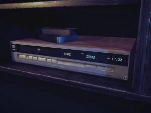 TV Set 80s Asset Low-poly 3D Model