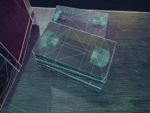 TV Set 80s Asset Low-poly 3D Model