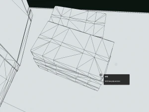 TV Set 80s Asset Low-poly 3D Model