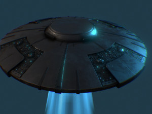 UFO - Animated 3D Model
