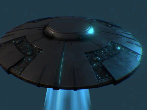 UFO - Animated 3D Model
