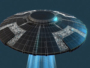 UFO - Animated 3D Model