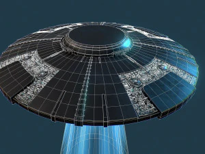 UFO - Animated 3D Model