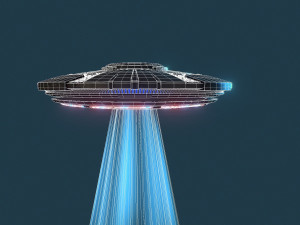 UFO - Animated 3D Model