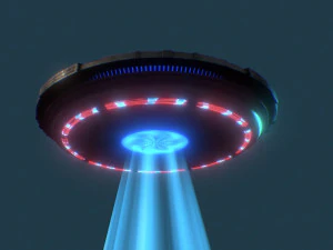 UFO - Animated 3D Model