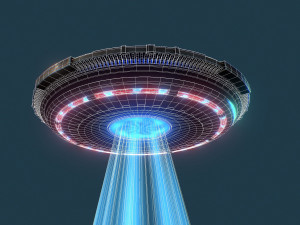 UFO - Animated 3D Model