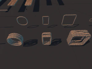 Modular Wood Construction 3D Model