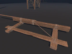 Modular Wood Construction 3D Model